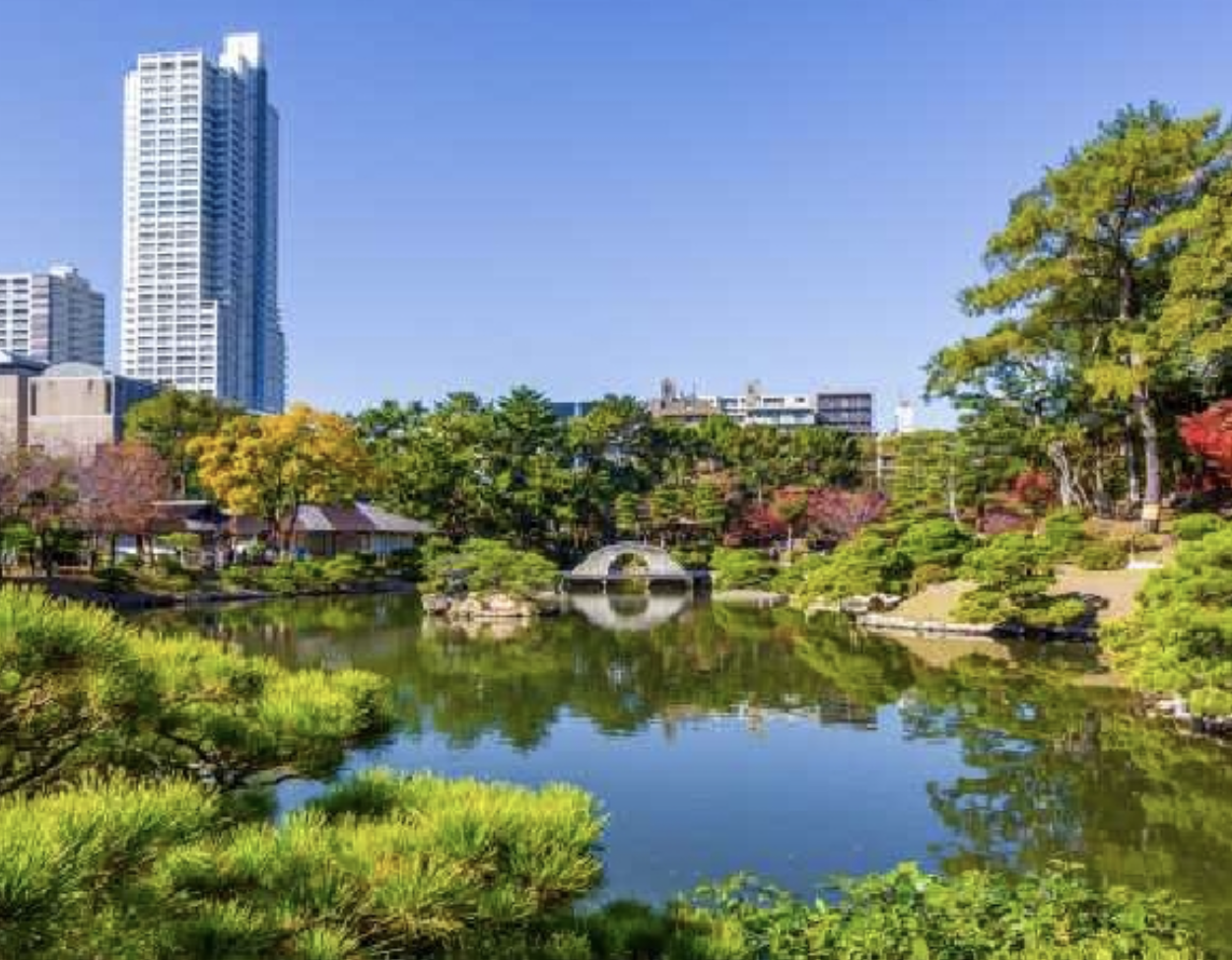 縮景園　デート