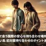 初対面で会う国際の安心な待ち合わせ場所とは？出会い系 初対面待ち合わせのポイント